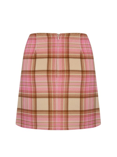 Gonna Katrine Tartan in lana Mc2 Saint Barth | KATRINE00268G DOUBLE TARTAN BELLA 221